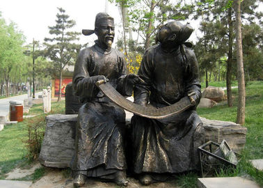 Un buon prezzo. Benvenuto antico a grandezza naturale cinese 150cm dell'OEM/ODM delle sculture del giardino del bronzo del poeta in linea