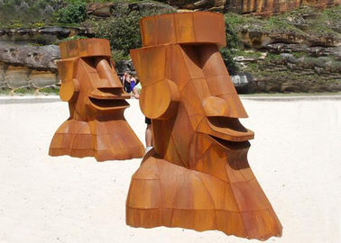 Un buon prezzo. Il giardino d'acciaio del metallo di Corten di stile occidentale calcola l'altezza della scultura 150cm in linea
