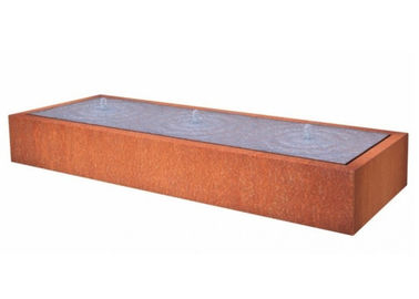 Un buon prezzo. Caratteristica d'acciaio rettangolare dell'acqua di Corten per la decorazione all'aperto interna in linea