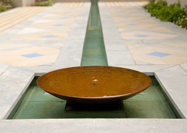 Un buon prezzo. Caratteristica d'acciaio del giardino della ciotola della caratteristica dell'acqua della ciotola della decorazione del giardino grande/acqua di Corten in linea