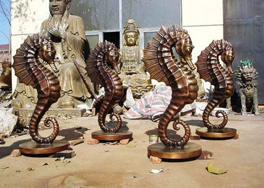 Un buon prezzo. Statua su misura del bronzo di dimensione per progettazione dell'ippocampo della decorazione del giardino in linea