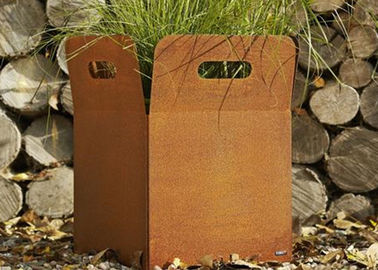 Un buon prezzo. Le piantatrici d'acciaio su ordinazione di Corten di varia dimensione per l'iarda/giardino sopravvivono resistente in linea