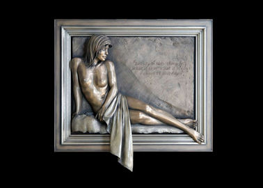 Un buon prezzo. Scultura nuda sexy contemporanea della parete per la decorazione dell'interno 200*180cm in linea