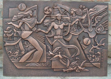 Un buon prezzo. Anti corrosione di stile della parete di arte del bronzo di sollievo della colata di finitura di superficie classica in linea