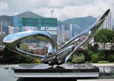 Un buon prezzo. Scultura moderna contemporanea dell'acciaio inossidabile, grande scultura di arte del metallo del giardino in linea