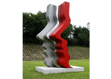 Un buon prezzo. Resistenza alla corrosione su ordinazione di colore della decorazione dell'acciaio inossidabile della scultura enorme del fronte in linea