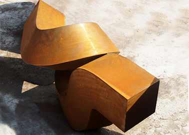 Un buon prezzo. Decorazione interna del metallo di arte all'aperto contemporanea astratta arrugginita della scultura in linea