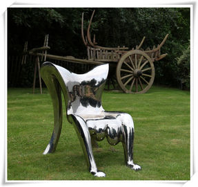 Un buon prezzo. La forma astratta ha lucidato la scultura dell'acciaio inossidabile/scultura d'acciaio degli artisti dei materiali illustrativi in linea