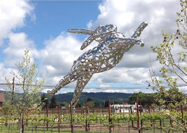 Un buon prezzo. Progettazione contemporanea della scultura del coniglio delle sculture del giardino della decorazione del giardino in linea