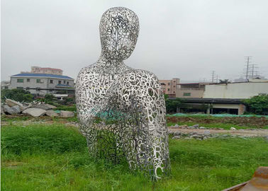 Un buon prezzo. Scultura moderna dell'acciaio inossidabile della decorazione pubblica, scultura d'acciaio contemporanea in linea