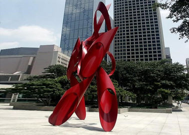 Un buon prezzo. Mestiere di finitura dipinto scultura d'acciaio contemporanea della decorazione della città in linea