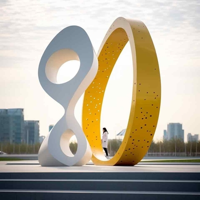 Scultura in acciaio inossidabile