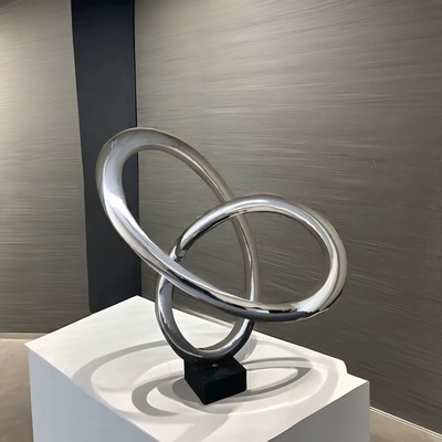 Scultura in acciaio inossidabile Un' impressionante opera d'arte per il tuo ufficio o galleria