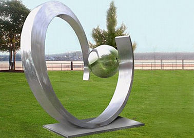 Un buon prezzo. Tecnica moderna di pezzo fucinato di forma del cuore di arte della scultura dell'acciaio inossidabile della decorazione dell'iarda in linea