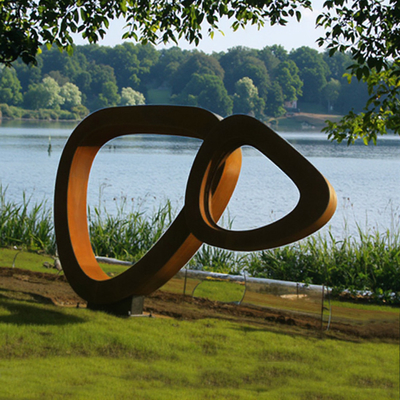 Bellezza personalizzata senza tempo Giardino esterno color ruggine Arte metallica Scultura in acciaio corten