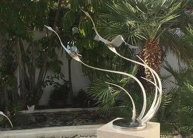 Un buon prezzo. Sculture dell'iarda dell'estratto dell'uccello del metallo/scultura Wave del metallo per la decorazione dell'interno in linea