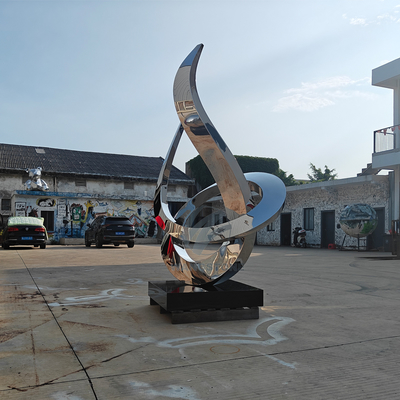 Un buon prezzo. Fabbrica di Sculture in Acciaio Inossidabile | Produttore di Arte a Nastro a Specchio Personalizzata per Progetti a Miami e Globali in linea