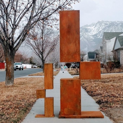 Un buon prezzo. Metal Art Corten Scultura in acciaio per decorazioni domestiche / di giardino fabbrica su misura in linea