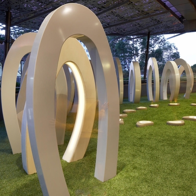 Un buon prezzo. Custom Public Outdoor Modern Decorative Steel Sculpture Metal Statue Manufacturer/Factory in linea