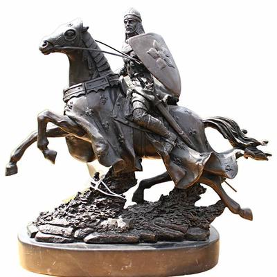 Un buon prezzo. Custom Riding Garden Art Metal Decor Bronze Copper Statue Steel Sculpture in linea