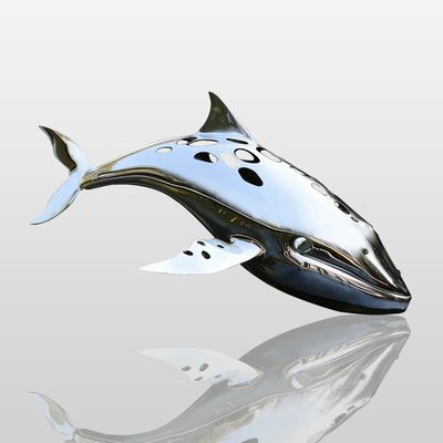 Un buon prezzo. Customized Hollow-Out Leaping Whale Art Statue, Outdoor Water Feature Centerpiece in linea