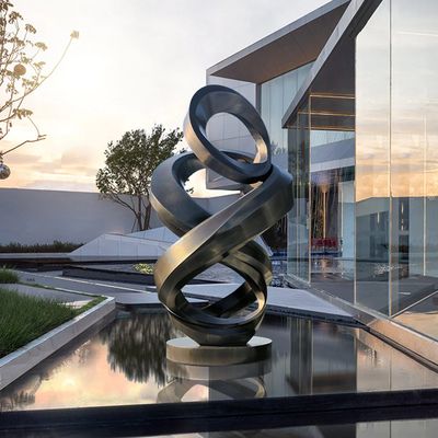 Un buon prezzo. SERENITY Mirror | Contemporary Abstract Stainless Steel Sculpture for Outdoor Garden in linea