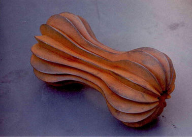 Un buon prezzo. Forma arrugginita della testa di legno del mestiere della decorazione del metallo della scultura d'acciaio dell'interno di Corten in linea