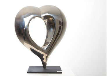 Un buon prezzo. Scultura lucidata forma dell'acciaio inossidabile del cuore per la decorazione interna ST078 in linea