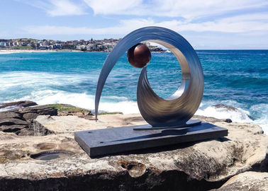 Un buon prezzo. Arte contemporanea della scultura del metallo della scultura del metallo dell'estratto del giardino dell'acciaio inossidabile in linea