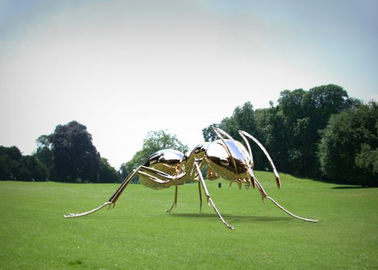 Animale moderno del metallo di arte del giardino della formica della scultura dell'acciaio inossidabile su misura