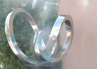 Un buon prezzo. Sculture all'aperto lucidate astratte moderne del metallo dell'acciaio inossidabile in linea