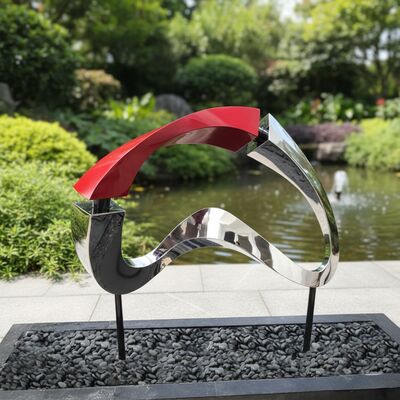 Un buon prezzo. Sculpture in acciaio inossidabile per giardini e paesaggi moderni in linea