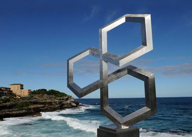 Un buon prezzo. Scultura resistente alla corrosione dell'acciaio inossidabile della decorazione moderna della spiaggia in linea
