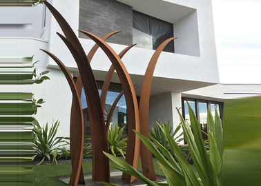 Un buon prezzo. Resistenza alla corrosione d'acciaio di progettazione di Reed della scultura di Corten del paesaggio residenziale del giardino in linea