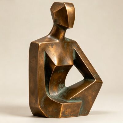 Un buon prezzo. Decorazione artistica in metallo Scultura in bronzo e rame Statua da esterno in acciaio Paesaggistica da giardino in linea