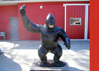 Un buon prezzo. Decorazione animale del pubblico di progettazione della vetroresina del bronzo della statua della statua antica della gorilla in linea