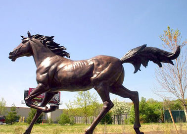 Un buon prezzo. Grande resistenza alla corrosione della scultura del cavallo delle statue del giardino del bronzo di funzionamento in linea