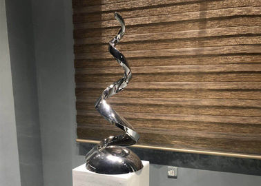 Un buon prezzo. Scultura lucidata dell'acciaio inossidabile dello specchio di arte contemporanea per la decorazione dell'interno in linea