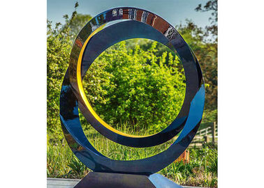 Diametro contemporaneo degli artisti 100cm della scultura dell'acciaio inossidabile della decorazione del cerchio
