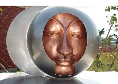 Un buon prezzo. Diametro della scultura 200cm del giardino dell'estratto della statua del bronzo del metallo delle decorazioni della saldatura in linea