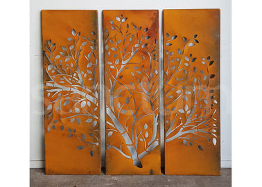 Un buon prezzo. Schermi/pannelli d'acciaio arrugginiti di Corten del metallo della scultura di arte all'aperto affidabile della parete in linea