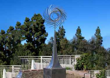 Un buon prezzo. Scultura cinetica dell'acciaio inossidabile della scultura del giardino decorativo all'aperto grande degli artisti in linea