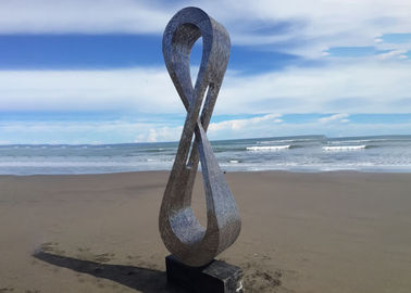 Un buon prezzo. Rivestimento contemporaneo di Matt della scultura dell'acciaio inossidabile dell'estratto di arte del giardino in linea