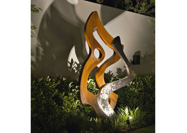 Un buon prezzo. Altezza dell'acciaio 180cm di Corten della scultura del fuoco del metallo della decorazione del giardino in linea