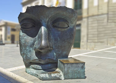 Scultura del fronte del bronzo di abitudine della statua del bronzo della decorazione di arte moderna