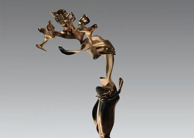 Un buon prezzo. Scultura astratta moderna dell'acciaio inossidabile della decorazione di arte del metallo per l'interno in linea