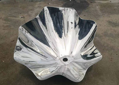 Un buon prezzo. Scultura di Shell lucidata specchio su ordinazione dell'acciaio inossidabile di dimensione per all'aperto in linea