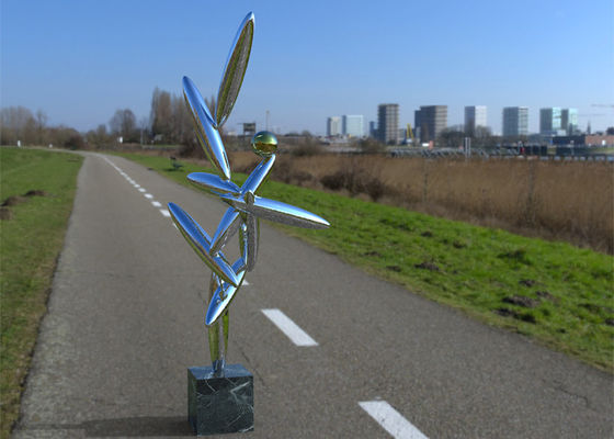 Decorazione interna contemporanea di Art Polished Stainless Steel Sculpture