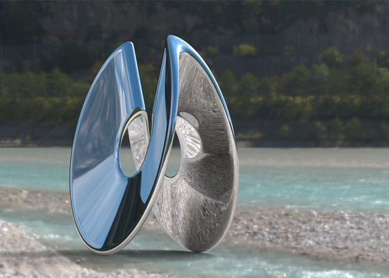 Un buon prezzo. Scultura resistente alla corrosione di acciaio inossidabile dello specchio per la decorazione all'aperto in linea