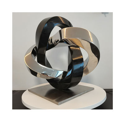 Modern Stainless Steel Abstract Art Sculpture per la decorazione degli interni